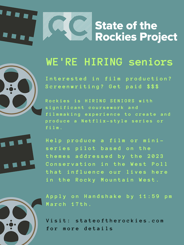 Seniors interested in film